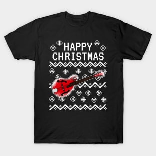 Mandolin Ugly Christmas Mandolinist Brass Musician T-Shirt